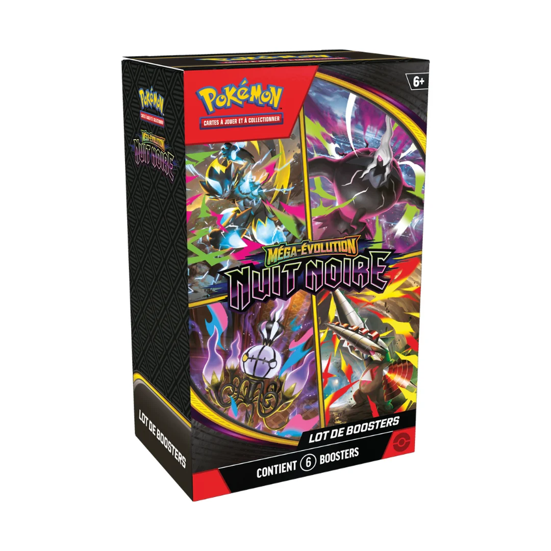 Bundle 6 Boosters - Pokemon - Me 05 Nuit Noire