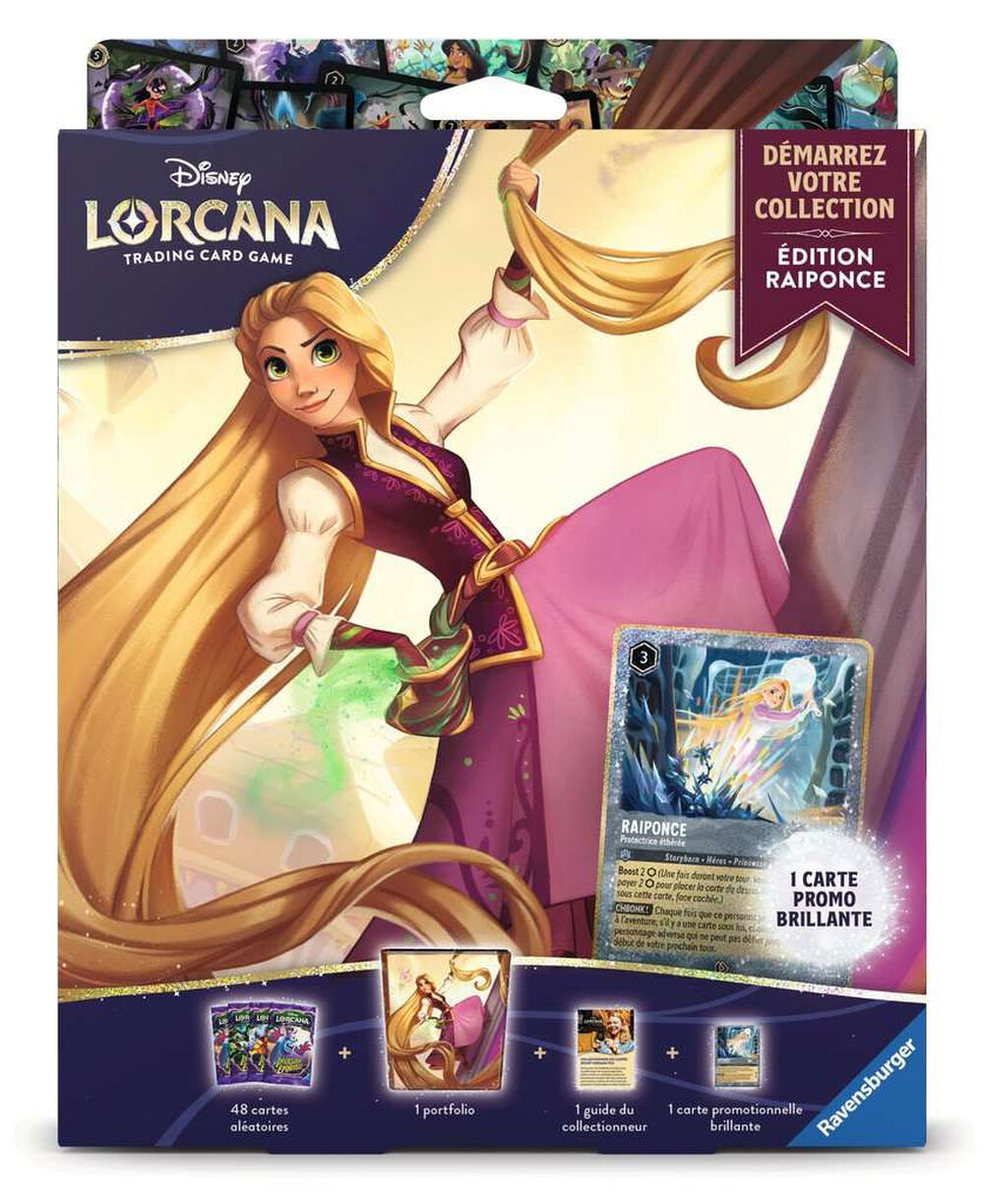Coffret Cadeau - Démarrez votre Collection - Disney Lorcana - Raiponce