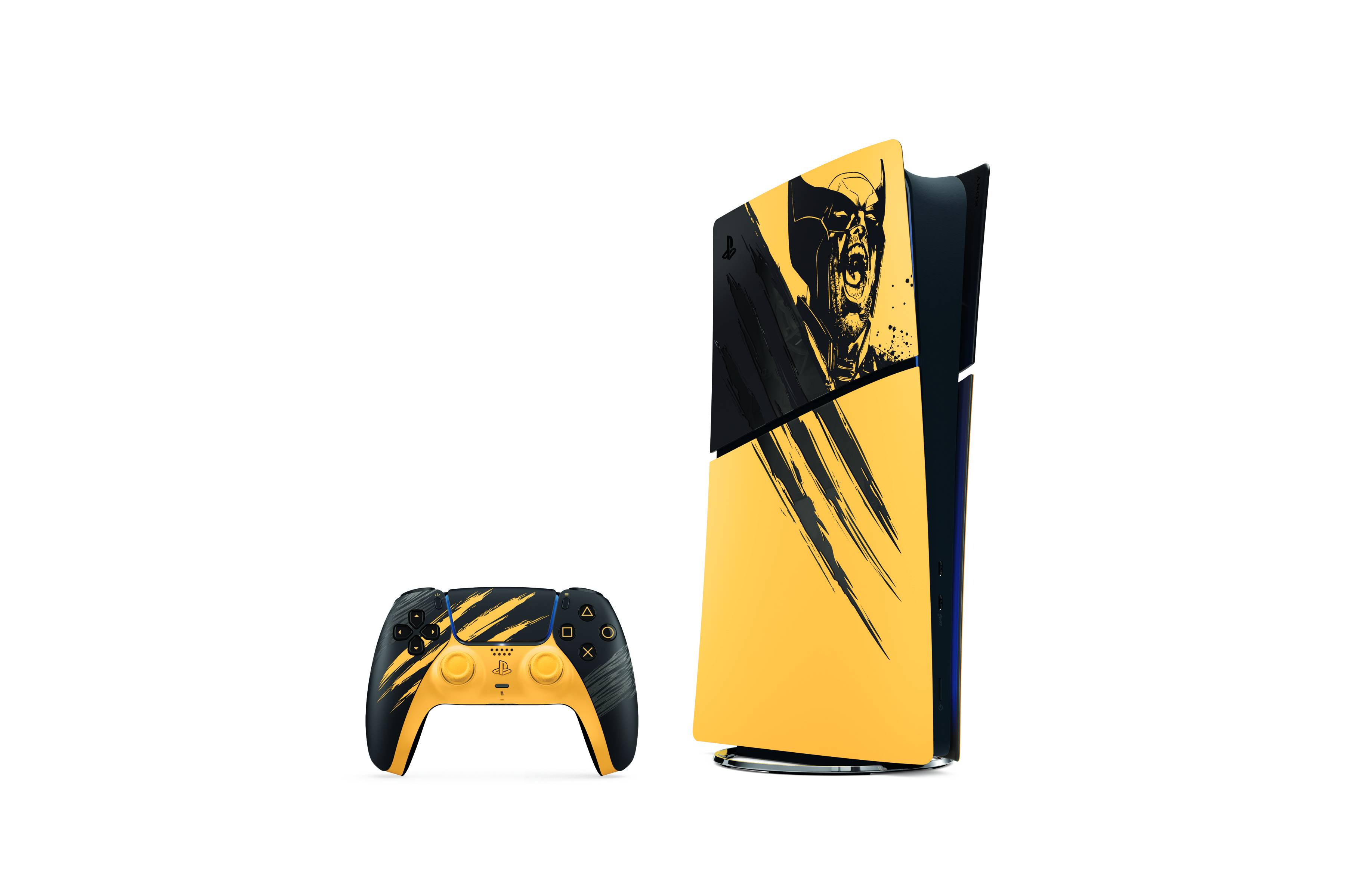 Pack Ps5 Alldigital (modèle Slim) + Marvel's Wolverine Jaune (ciab) Ed. Limitée