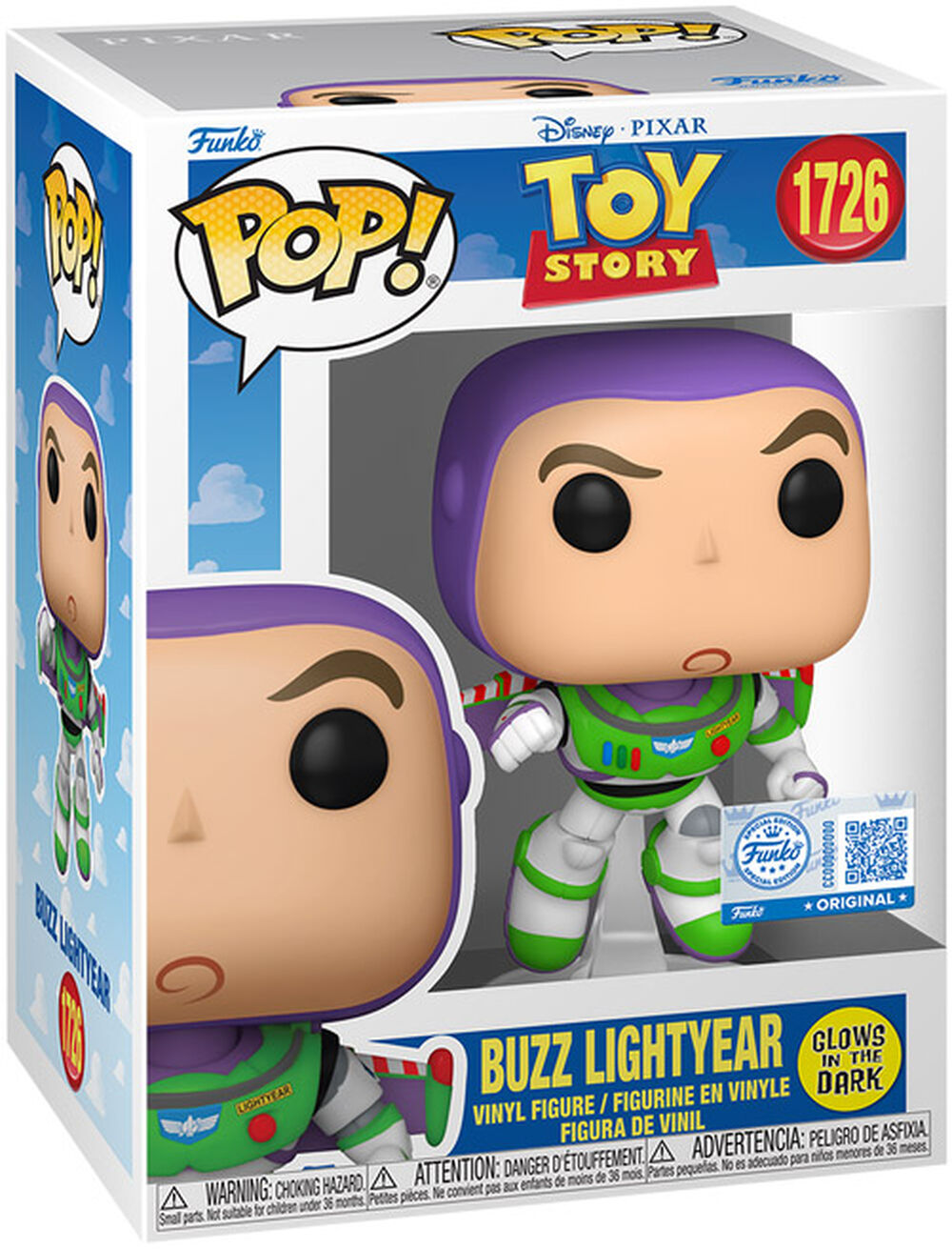 Figurine Funko Pop! N°1726 - Toy Story - Buzz (fluorescent)