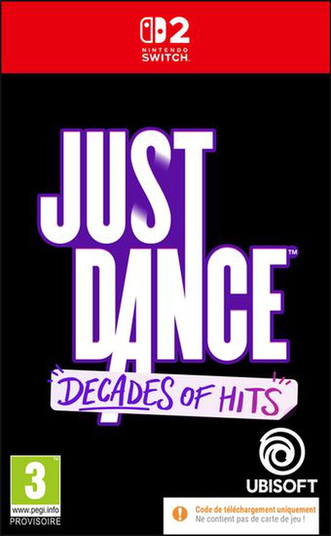 Just Dance Decades Of Hits (code De Téléchargement)